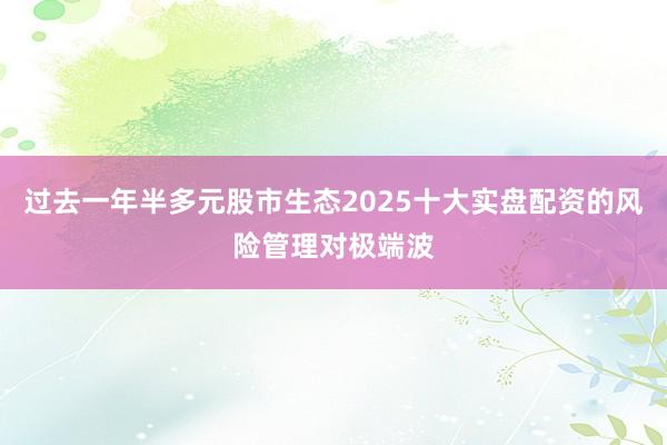 过去一年半多元股市生态2025十大实盘配资的风险管理对极端波